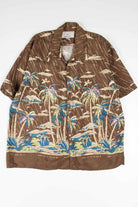 Brown Airplanes Hawaiian Shirt