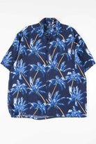 Blue Palm Trees Hawaiian Shirt