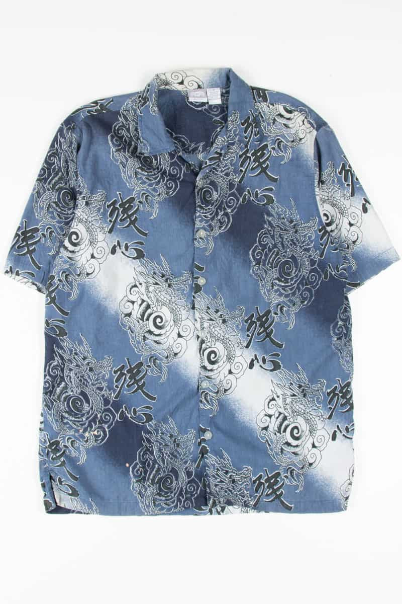 Blue Dragon Hawaiian Shirt