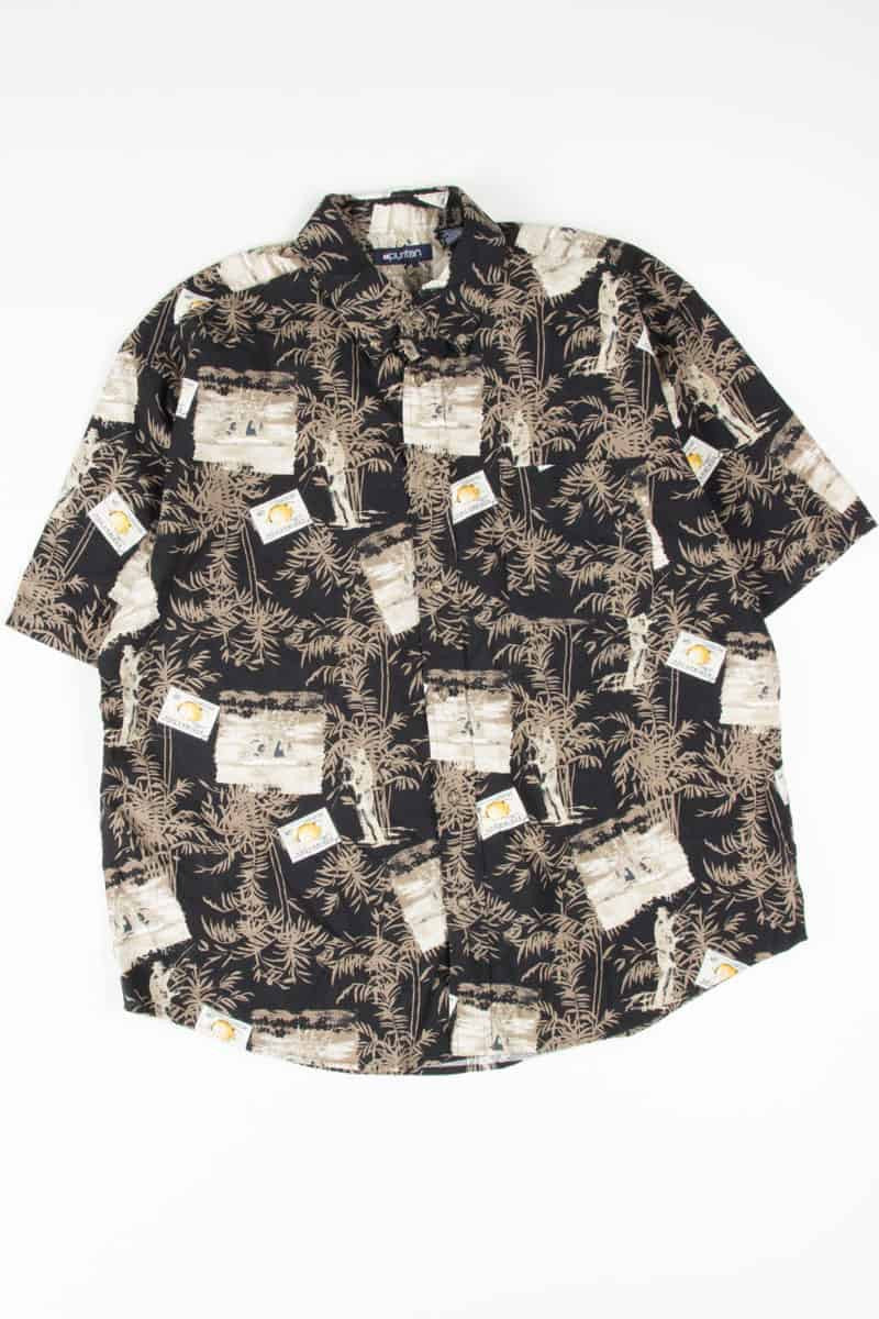 Tropical Fishing Button Up Shirt