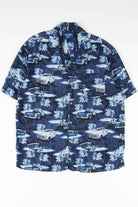 Blue Classic Car Hawaiian Shirt