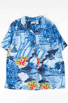 Blue Sailboat Hawaiian Shirt 1