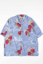 Blue Village Huts Hawaiian Shirt