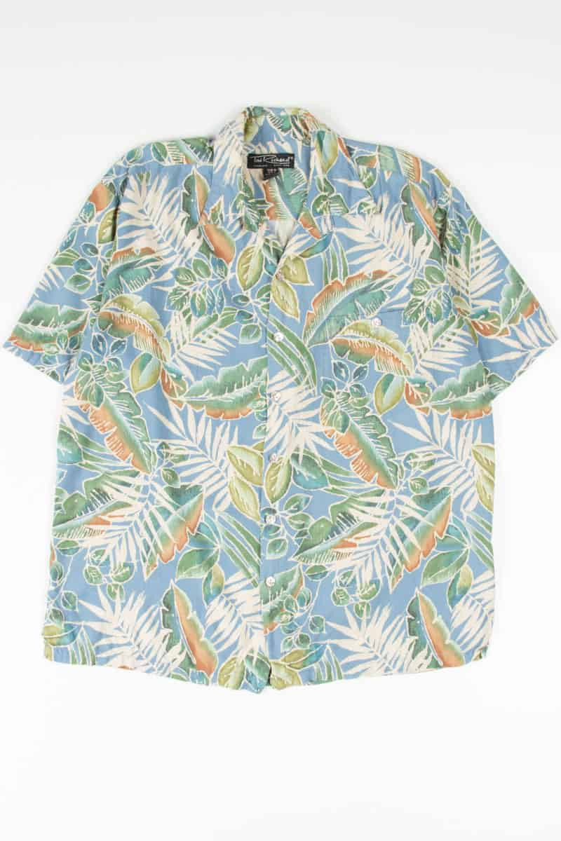 Blue Leaves Tori Richard Hawaiian Shirt