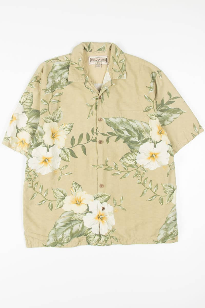 Large Floral Print Hawaiian Shirt 1794
