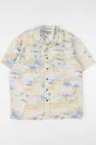 Yellow Sailboat Beach Hawaiian Shirt 1797