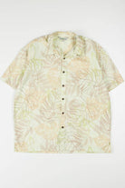 Pastel Green Monstera Leaves Hawaiian Shirt 1798