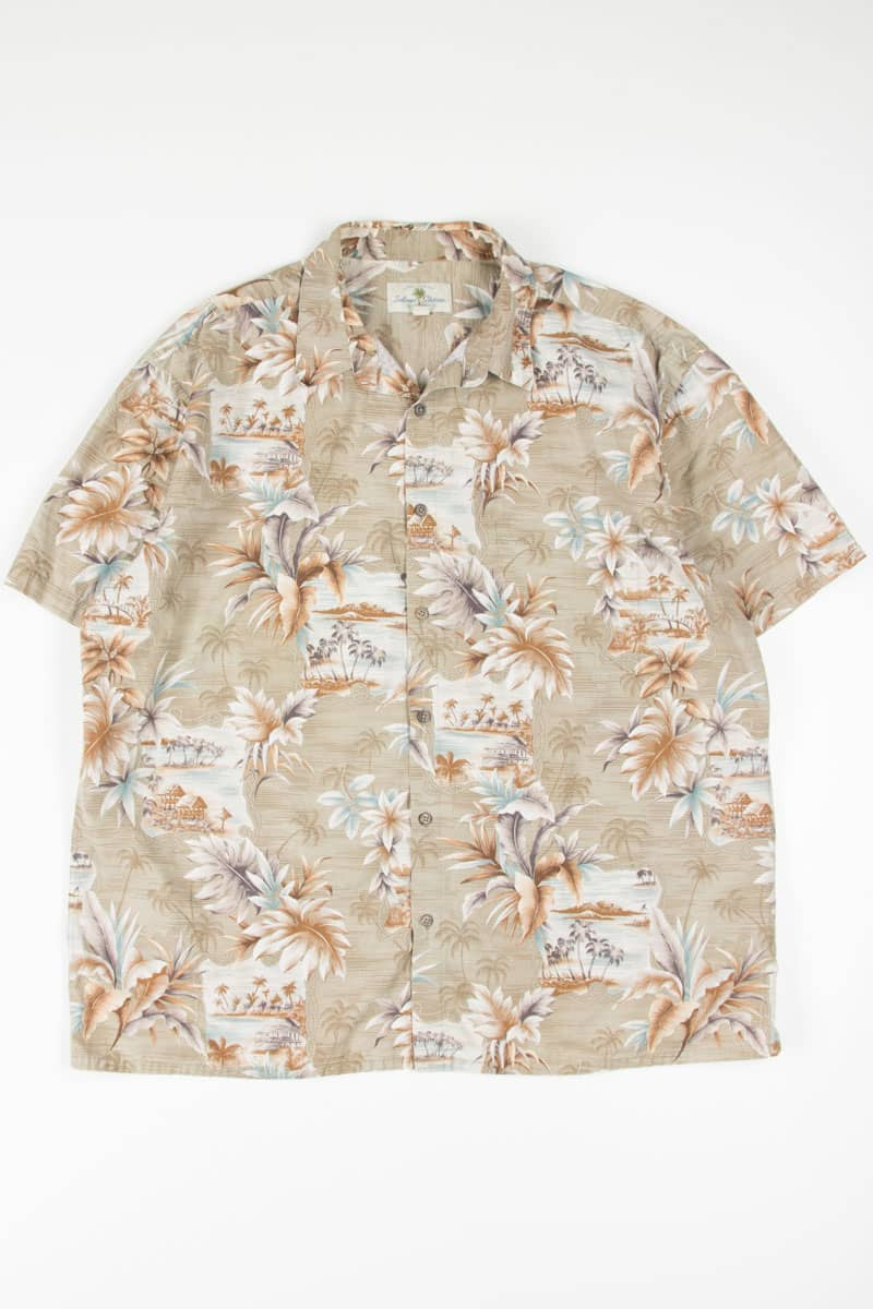 Rope Framed Beach Scene Hawaiian Shirt 1799