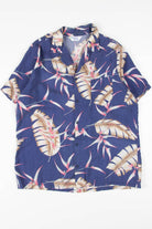 Vintage Blue Hawaiian Shirt 1813