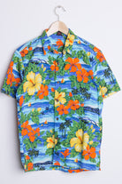 Colorful Flowers Vintage Hawaiian