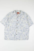 Cabana Collage Print Pau Hana Hawaiian Shirt 1826