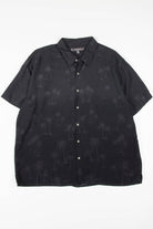 Black Palm Trees Hawaiian Shirt 1828