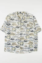 Vintage Fish Print Hawaiian Shirt 1848