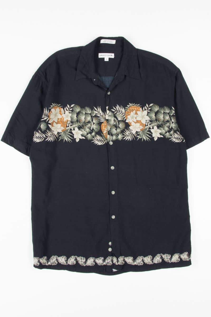 Pineapple Stripe Hawaiian Shirt 1852