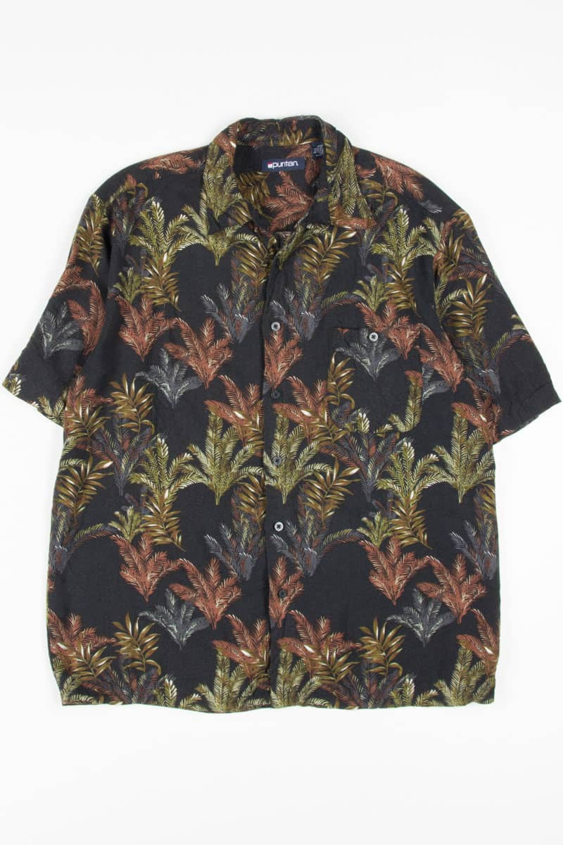 Multicolored Ferns Hawaiian Shirt 1853