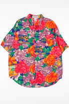 Santa Monica Garden Floral Hawaiian Shirt 1862
