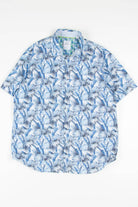 Blue Leaves Hawaiian Shirt 1875
