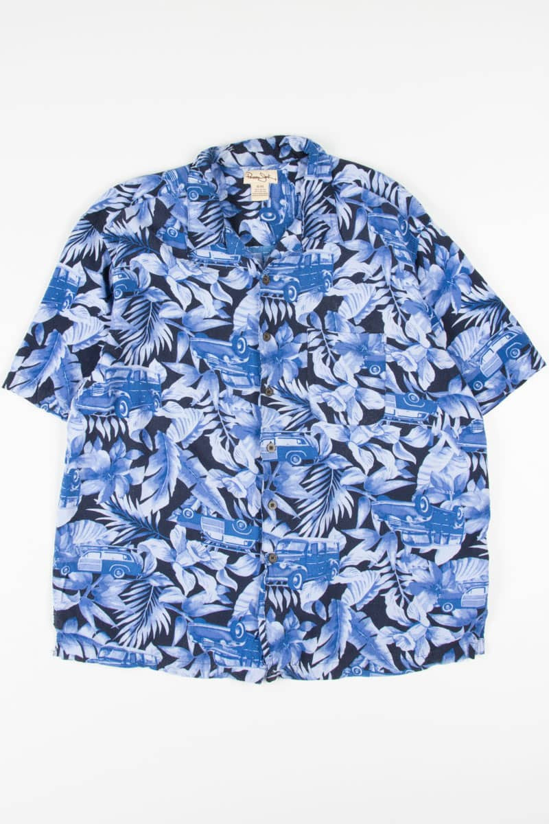 Blue Woody Car Hawaiian Shirt 1884