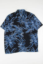 Two Tone Black Hawaiian Shirt 1888