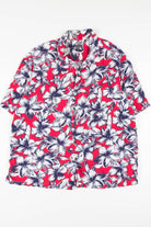 Red & Blue Sketch Hawaiian Shirt 1890