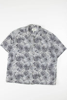 Grey Leaves Hawaiian Shirt 1896