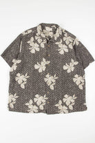 Silk Weave Print Hawaiian Shirt 1899
