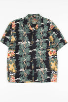 Palm Tree Bowling Stripes Hawaiian Shirt 1910