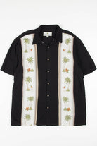 Palm Tree Bowling Stripes Hawaiian Shirt 1915