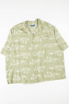 Green Two Tone Hawaiian Shirt 1920