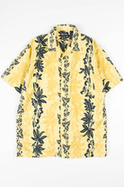 Floral Striped Hawaiian Shirt 1937