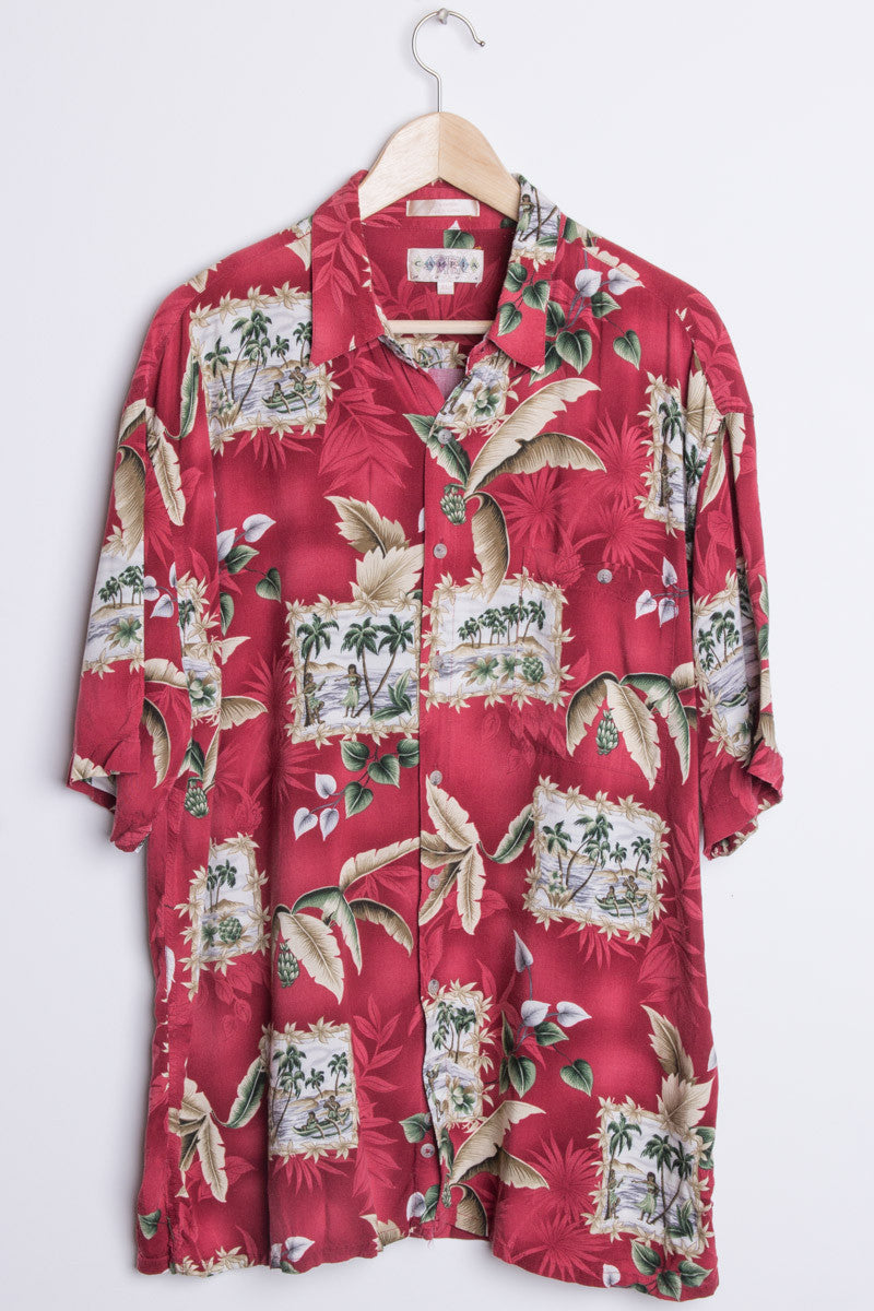 Red Hula Vintage Hawaiian