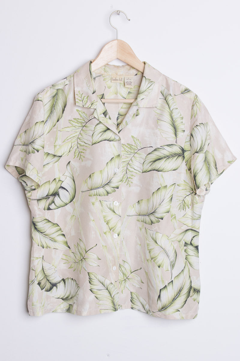 Tan & Gray Vintage Hawaiian