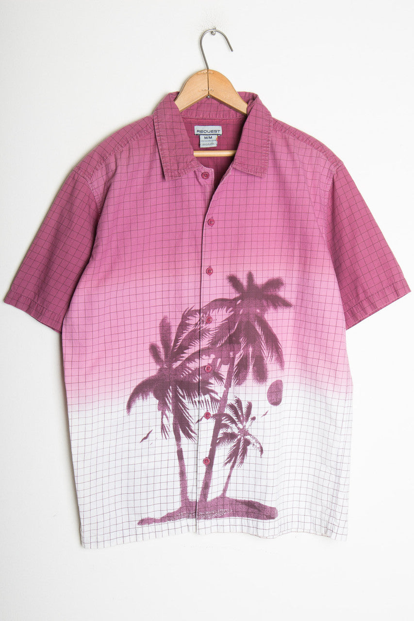 Grid Ombre Vintage Hawaiian
