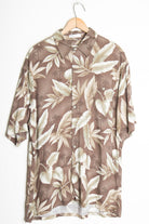 Tan Leaf Vintage Hawaiian