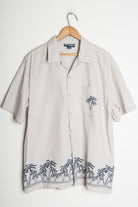 Tan Palm Tree Vintage Hawaiian