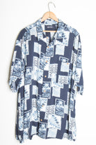 Blocked Leaf Vintage Hawaiian