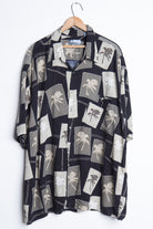 Black Palm Tree Vintage Hawaiian 1
