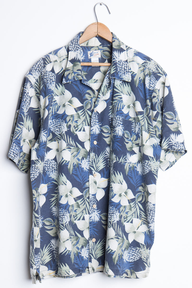 Blue & Green Vintage Hawaiian