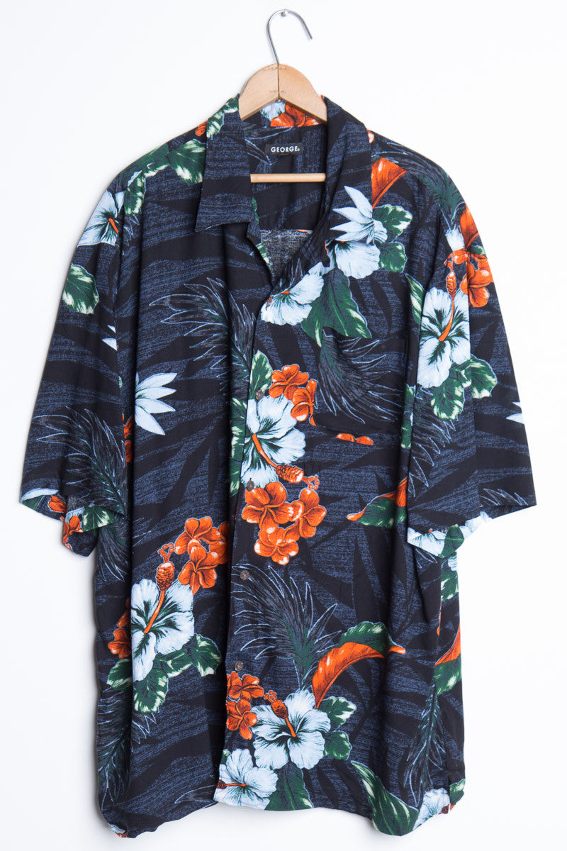 Blue Flower Vintage Hawaiian 1