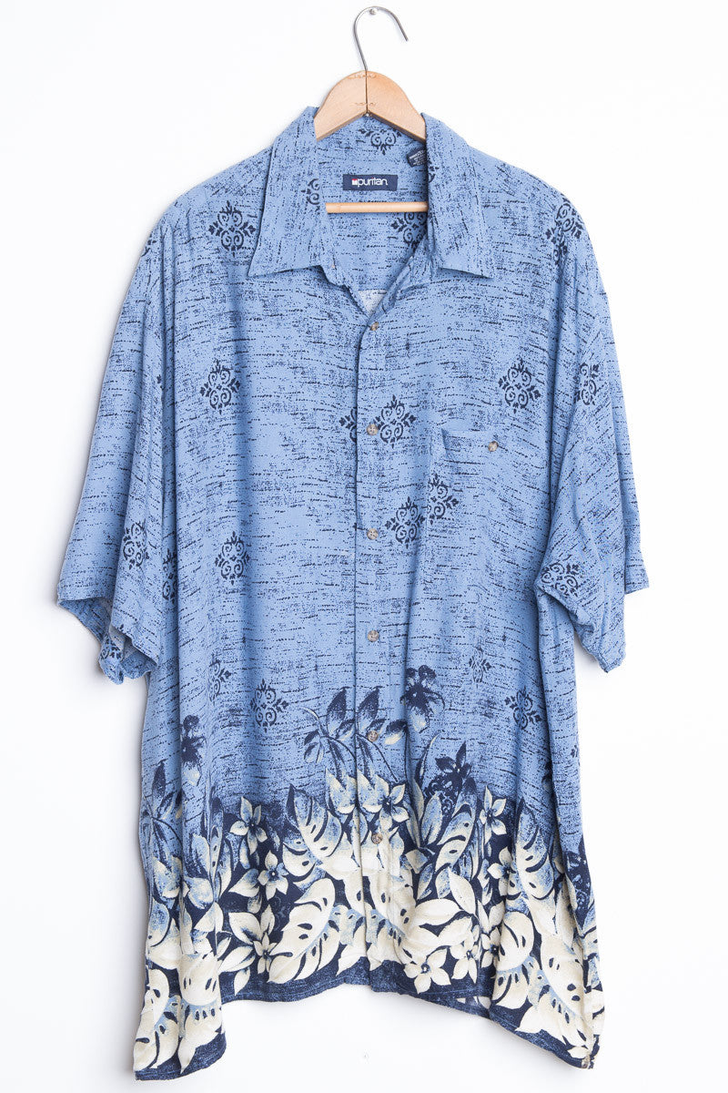 Border Floral Vintage Hawaiian