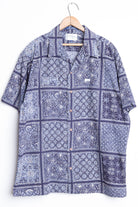 Blue Blocked Vintage Hawaiian