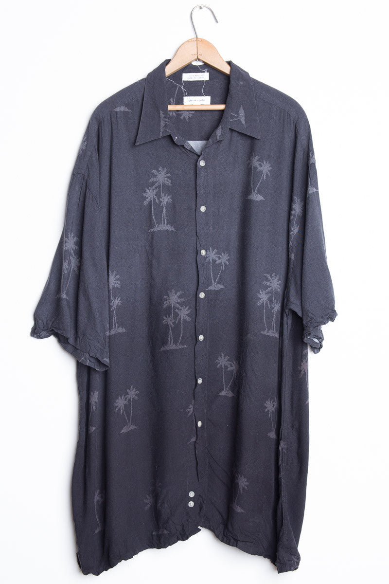 Black Palm Tree Vintage Hawaiian 2