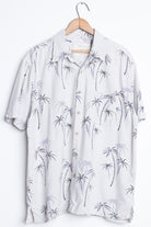 Grey Palm Tree Vintage Hawaiian