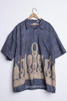 Blue Tiki Vintage Hawaiian