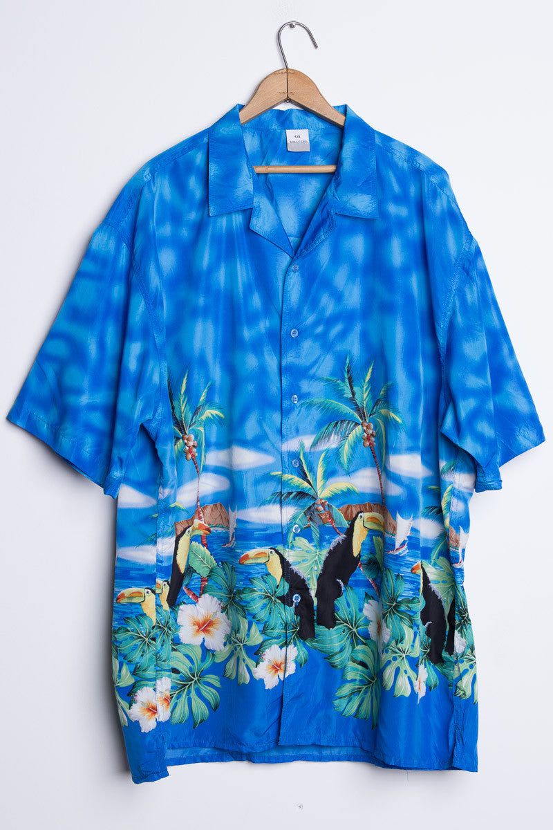 Beach Scene Vintage Hawaiian 6