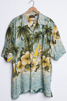 Beach Scene Vintage Hawaiian 5