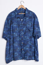 Blue Hula Girl Vintage Hawaiian 1
