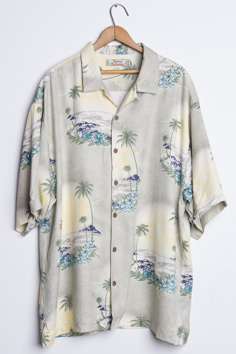 Beach Scene Vintage Hawaiian 7