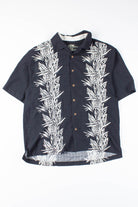 Black Foliage Vintage Hawaiian