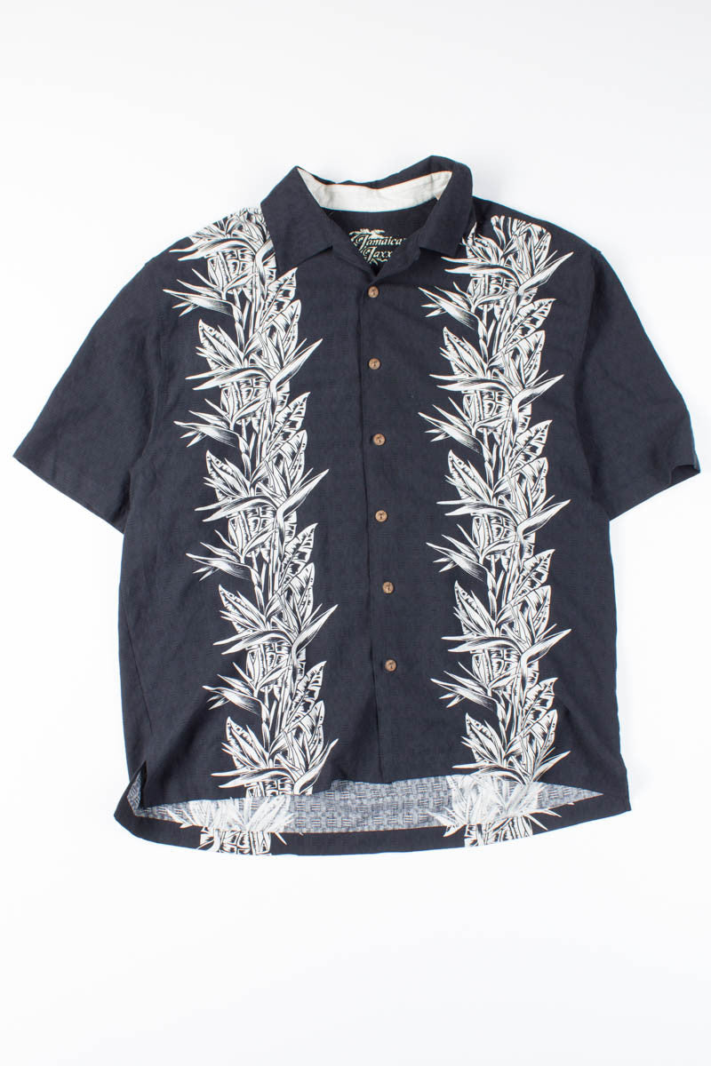 Black Foliage Vintage Hawaiian